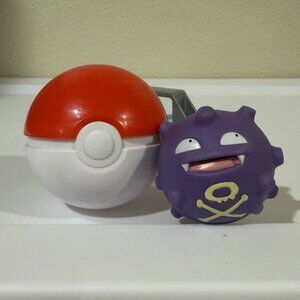 Vintage Pokemon Koffing Poke Ball Burger King 1999 Nintendo Toy w/ Ball